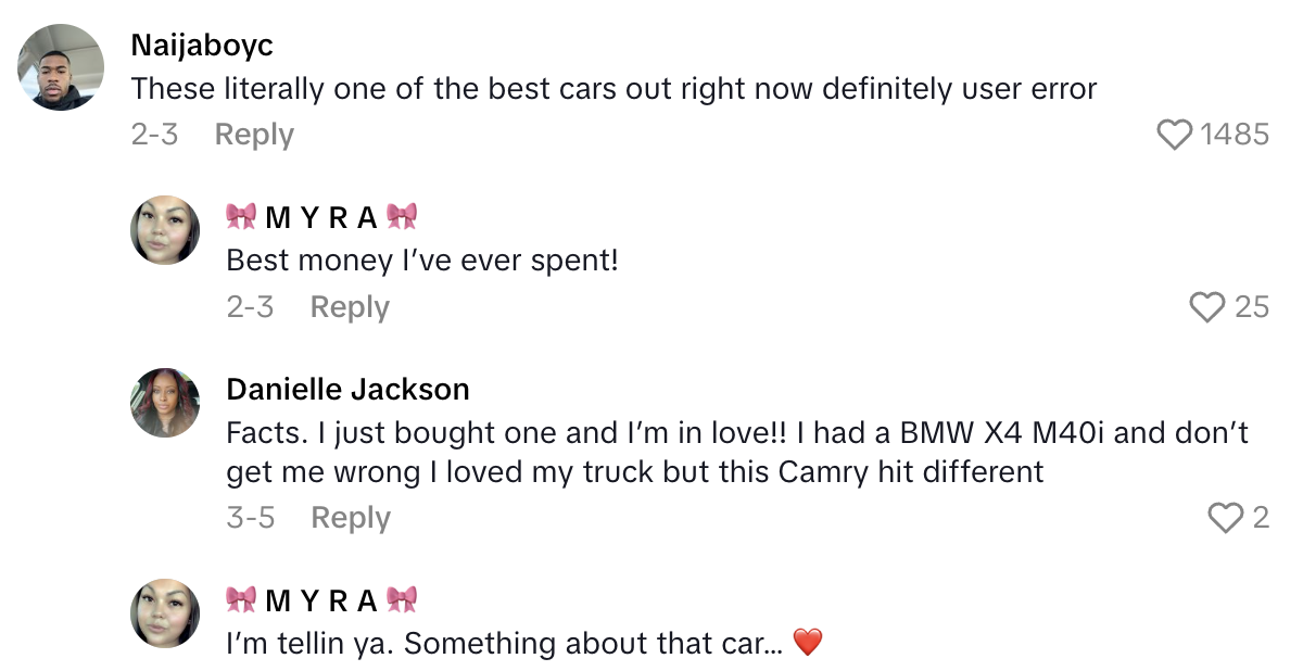 Screenshot 2025 06 29 at 1.38.38 PM This is ridiculous. We can’t get in the trunk.   A Car Owner Isnt Impressed At All With Her New Toyota Camry